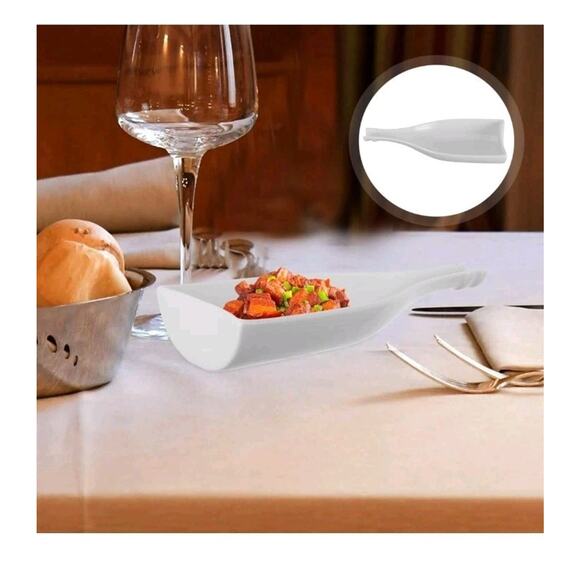 Unique Wine Bottle Shape Ceramic Serving Platter for Appetizers and Cold Dishes - Picture 4 of 9